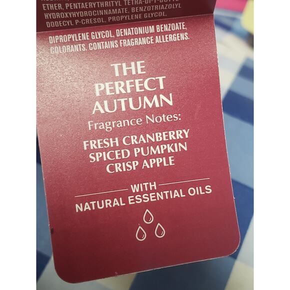 BBW The Perfect Autumn FRUITY & HAPPY Wallflower Home Fragrance 2 Refills - Picture 2 of 2